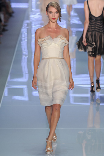 Christian Dior bijela haljina